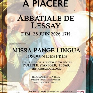 Concert : Missa pange lingua